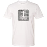 CHRISTIAN TEE SHIRT - GOD IS LOVE - ROOTED IN LOVE - 1 JOHN 4:7-21