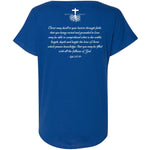 WOMENS CHRISTIAN RELAXED SHIRT - ROOTED IN CHRIST - EPH 3:17-19
